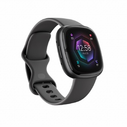 Ceas smartwatch Fitbit Sense 2 Shadow Grey/Graphite Aluminum