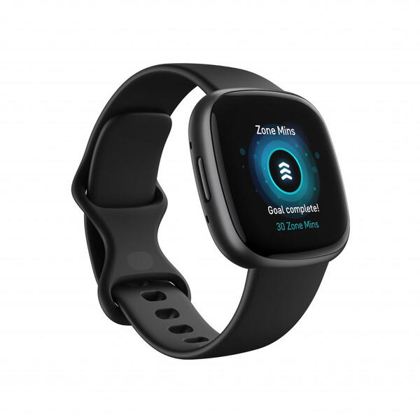 Ceas smartwatch Fitbit Versa 4 Black/Graphite Aluminum
