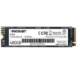 Patriot Solid State Drive P310 480 GB PCIe M.2