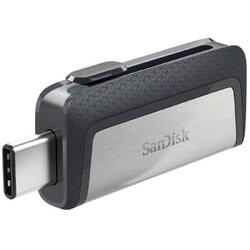 Stick USB Sandisk Ultra Dual Drive, 256GB, USB  3.1 (Gri/Negru)