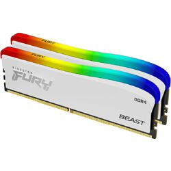 Memorie Kingston FURY Beast RGB Limited Edition, 32GB DDR4, 3200MHz CL16, Dual Channel Kit
