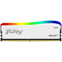 Memorie Kingston FURY Beast RGB White Special Edition 8GB DDR4 3600Mhz CL17