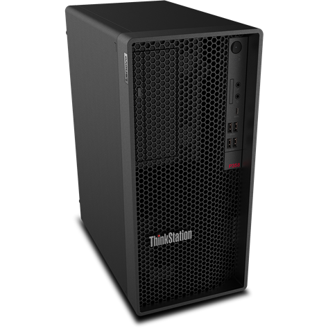 Sistem Desktop PC Lenovo ThinkStation P358 Tower cu procesor AMD Ryzen 9 PRO 5945, 32GB, 1TB SSD M.2 2280 PCIe, NVIDIA RTX A2000 12GB,  Windows 10 Pro