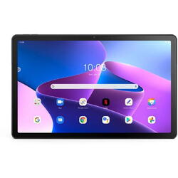 Tableta Lenovo Tab M10 Plus (3rd Gen) TB128XU, 10.61 inch Multi-touch, Kryo 265 2.4 GHz Octa Core, 4GB RAM, 128GB flash, Wi-Fi, Bluetooth, GPS, 4G, Android 12, Storm Grey