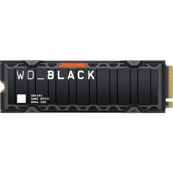 Western Digital SSD WD Black SN850X Heatsink 1TB PCI Express 4.0 x4 M.2 2280