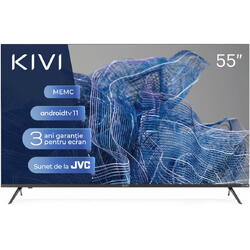 Televizor LED Kivi 55U750NB, 140 cm, Smart, Ultra HD 4K, Clasa G, Negru