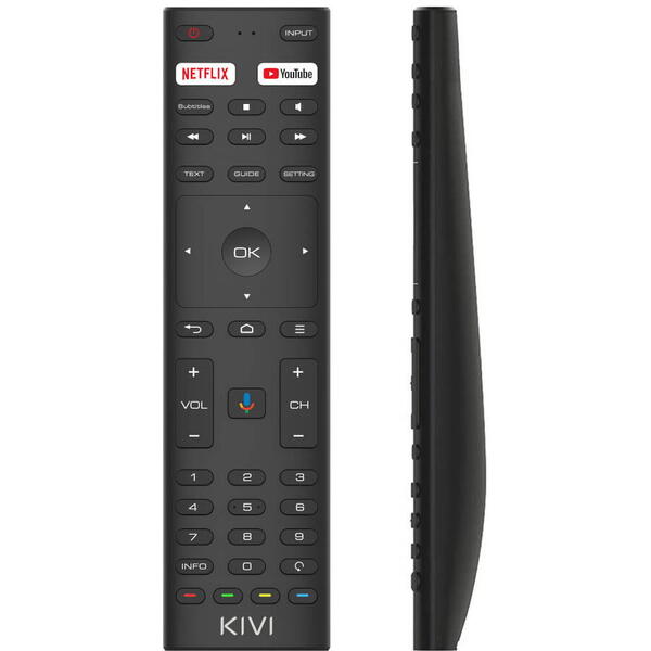 Televizor Smart LED Kivi 50U740NB, 127 cm, Ultra HD 4K, Clasa G, Negru