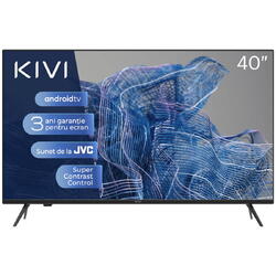 Televizor Smart LED Kivi 40F750NB, 100 cm, Full HD, Clasa F, Negru