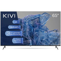 Televizor Smart LED Kivi 65U740NB, 165 cm, Ultra HD 4K, Clasa G, Negru