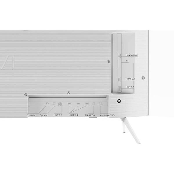 Televizor Smart LED Kivi 43U750NW, 109 cm, Ultra HD 4K, Clasa G, Alb
