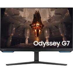 Monitor LED Samsung Gaming Odyssey G7 LS32BG700EUXEN Smart 32 inch UHD IPS 1 ms 144 Hz HDR G-Sync Compatible & FreeSync Premium Pro, Negru