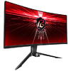 Monitor LED ASRock Gaming PG34WQ15R2B Curbat 34 inch UWQHD VA 1 ms 165 Hz HDR FreeSync Premium