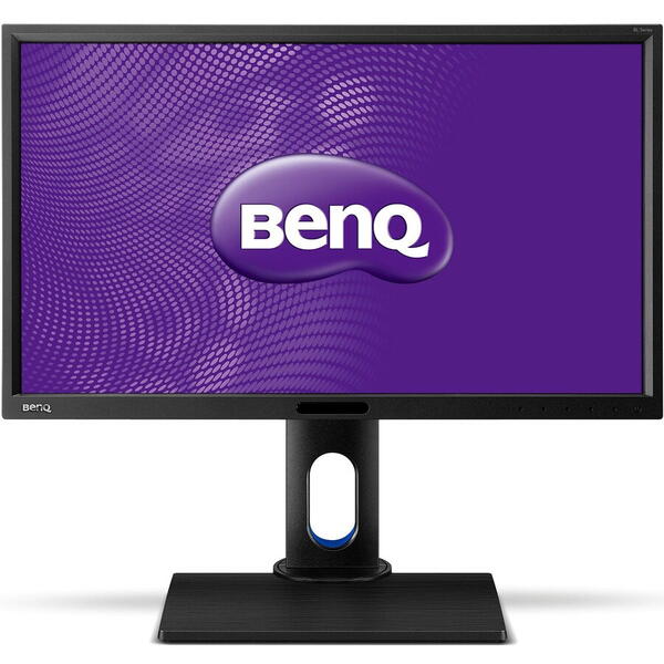 Monitor LED IPS BenQ BL2420PT, 23.8", Wide, QHD, DVI, HDMI, D-sub, Boxe, Negru