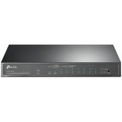 Switch TP-Link TL-SG1210MPE, 8-Port PoE+, 123W putere totala, carcasa metal