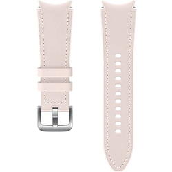 Curea smartwatch Samsung Hybrid Leather pentru Galaxy Watch4 20mm S/M, Roz