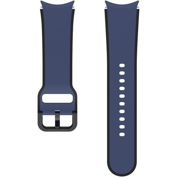 Curea smartwatch Samsung Two-tone Sport Band pentru Galaxy Watch5, 20mm, (S/M), Albastru