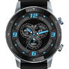 Ceas smartwatch ZTE Watch GT, oximetru SpO2, GPS, bratara silicon, Negru