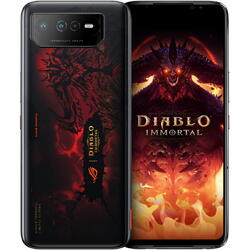 Telefon mobil ASUS ROG Phone 6 Diablo, Dual SIM, 512GB, 16GB RAM, 5G, Hellfire Red