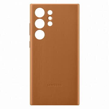 Husa protectie spate Leather Case ,Samsung Galaxy S23 Ultra (S918) , Maro