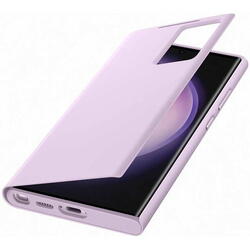 Husa Smart Flip tip View Wallet Case, Samsung Galaxy S23 Ultra (S918), Lila