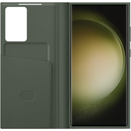 Samsung Husa Smart Flip tip View Wallet Case, Samaung Galaxy S23 Ultra (S918) - Verde