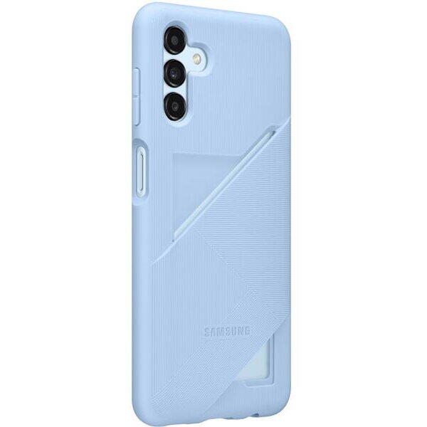 Husa de protectie Samsung EF-OA136TLEGWW, Card Slot Cover, pentru Samsung Galaxy A13 5G, Albastru