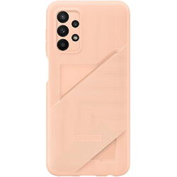 Husa de protectie Samsung Card Slot Cover pentru A23 5G, Peach