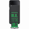 Husa de protectie Samsung Silicone Cover with Strap pentru Galaxy Z Flip4, Black