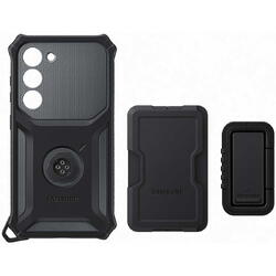 Husa telefon SAMSUNG Rugged Gadget Case pentru Galaxy S23, EF-RS911CBEGWW, Titan