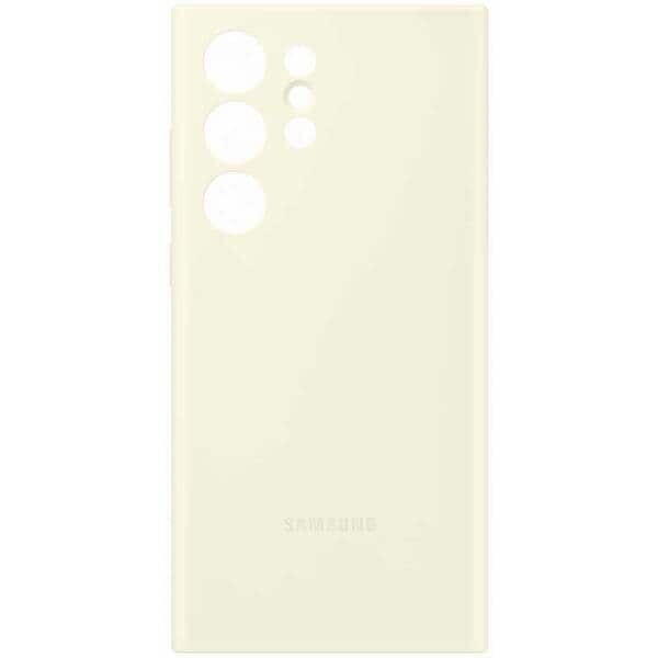 Husa telefon SAMSUNG Silicone Case pentru Galaxy S23 Ultra, EF-PS918TUEGWW, Cream