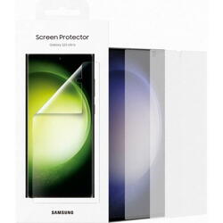 Set 2 X Folie Samsung Screen Protector Pentru Galaxy S23 Ultra, Transparent