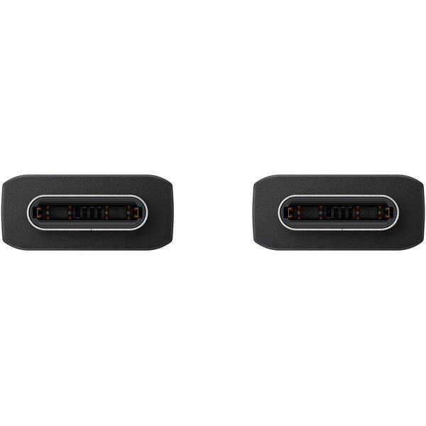 Cablu de date Samsung, USB Type-C & USB Type-C, lungime 1.8 m, max. 3A USB 2.0, Negru