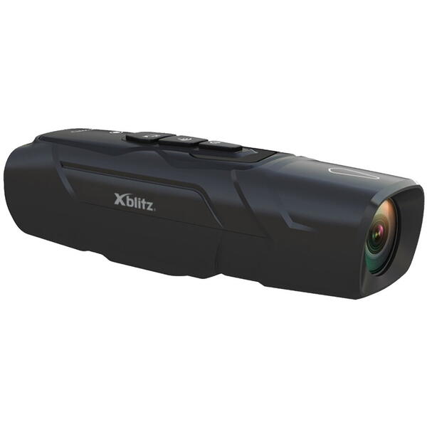 Camera sport DVR XBlitz Everywhere, Dual Full HD fata/spate, prindere pe casca/bicicleta, Wi-Fi, Black