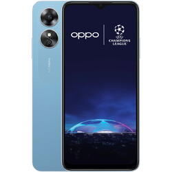Telefon mobil OPPO A17, Dual SIM, 64GB, 4GB RAM, 4G, Albastru