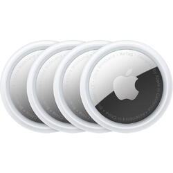 Set 4 buc Apple AirTag, Argintiu-Negru