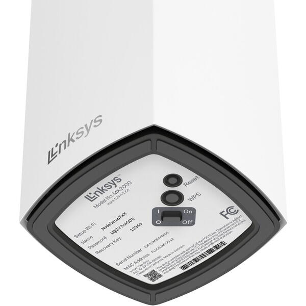 Linksys MX2000 Velop AX3000 1-Pack - White