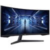 Monitor Gaming VA LED Samsung 34" LC34G55TWWPXEN, Full HD (1920 x 1080), HDMI, DisplayPort, AMD FreeSync, Ecran Curbat, 165 Hz, 1 ms, Negru