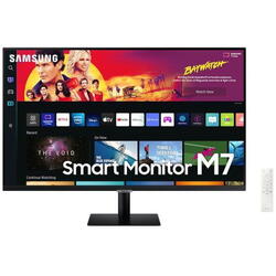 Monitor VA LED Samsung 32" M7 LS32BM700UPXEN, Ultra HD (3840 x 2160), HDMI, Bluetooth, Smart TV Experience, Boxe, Negru
