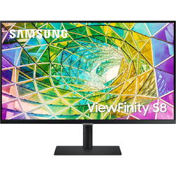 Monitor LED Samsung ViewFinity S8 LS27A800NMPXEN 27 inch UHD IPS 5 ms 60 Hz HDR, Negru