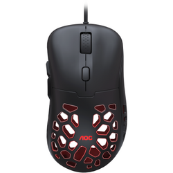 Mouse Optic AOC GM510, RGB LED, USB, Negru