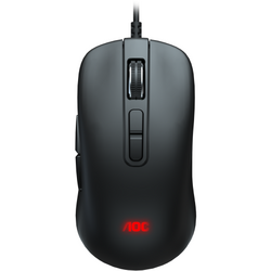 Mouse Optic AOC GM300B, RGB LED, USB, Negru
