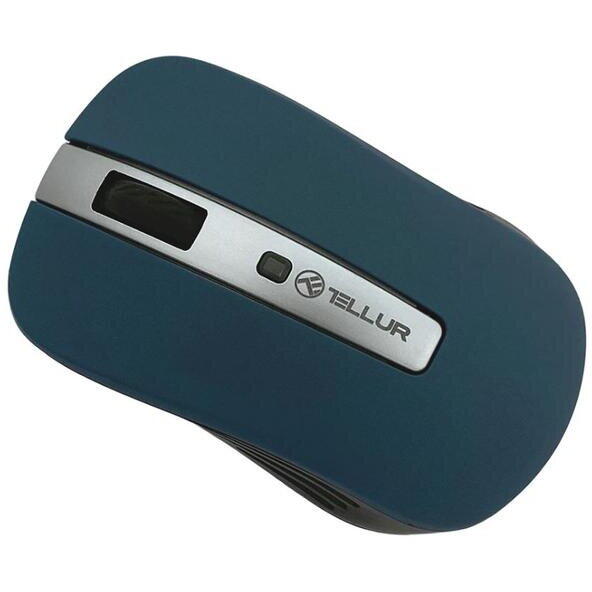 Mouse Wireless Optic Tellur Basic, USB, 1600 DPI, Albastru