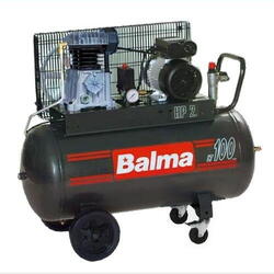 Compresor cu piston Balma NS12S-100-CM3, butelie 100L, 10 Bar, debit aer 320l/min