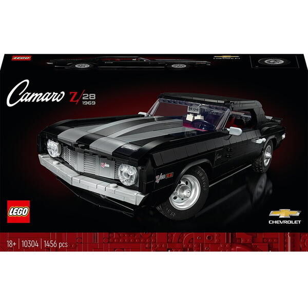 LEGO® LEGO Icons: Chevrolet Camaro Z28 10304, 18 ani+, 1456 piese