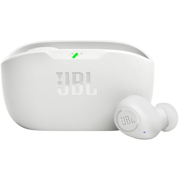 Casti audio in-ear JBL Wave Buds, True Wireless, Bluetooth, Alb