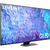 Televizor Samsung QLED 65Q80C, 163 cm, Smart, 4K Ultra HD, Clasa G, Argintiu