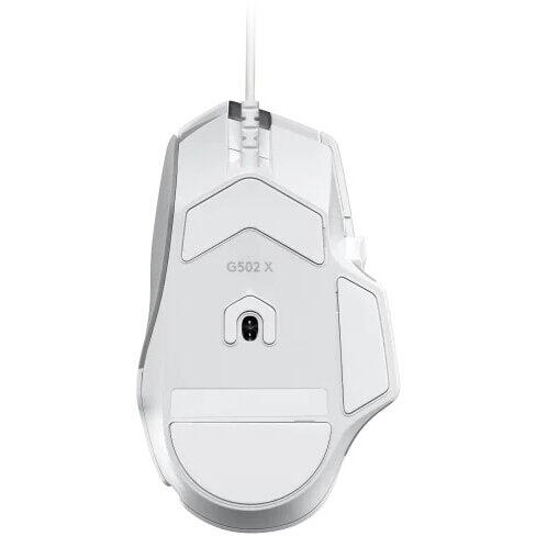 Mouse gaming Logitech G502 X, Alb
