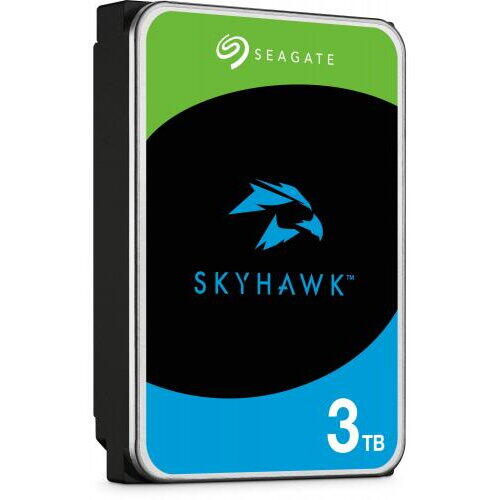 Hard Disk Seagate Skyhawk + Rescue 3TB, SATA3, 256MB, 3.5inch