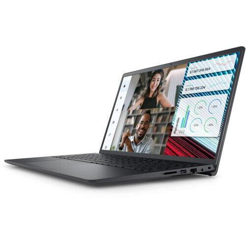 Laptop Dell Vostro 3520, 15.6 inch FHD, Intel Core i7-1255U, 8GB RAM, 512GB SSD, Intel Iris Xe Graphics, Linux, Negru