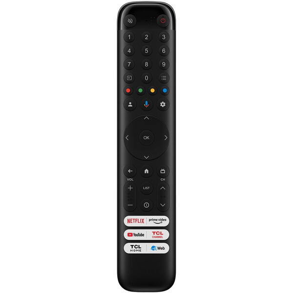 Televizor TCL MiniLed 75C845, 189 cm, Smart Google TV, 4K Ultra HD, 100hz, Clasa F, Negru